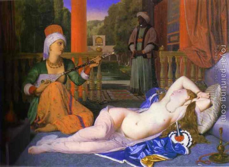 Jean Auguste Dominique Ingres : Odalisque with Slave